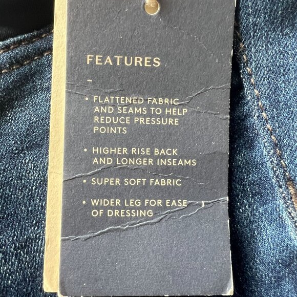 Universal Thread Womens Adaptive Bootcut Jeans Dark Denim Wash Blue Size 8/29R - Picture 5 of 8